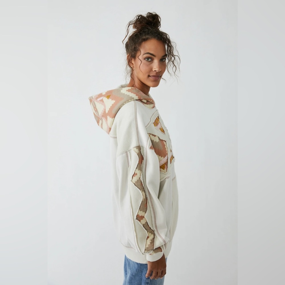 🎉LAST PIECE🎉FREE PEOPLE Nordic It's A Vibe Hoodie - Picture 5 of 13